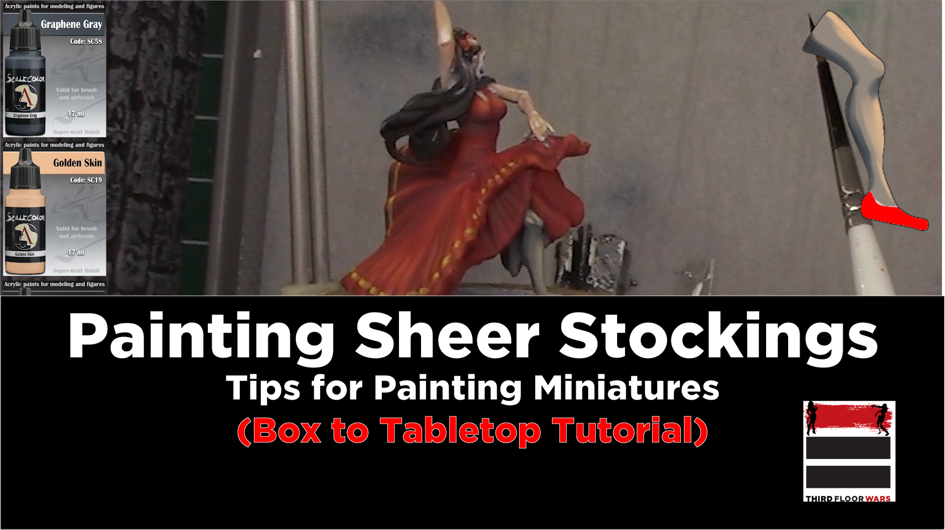 Painting See-Through Stockings (Tutorial)