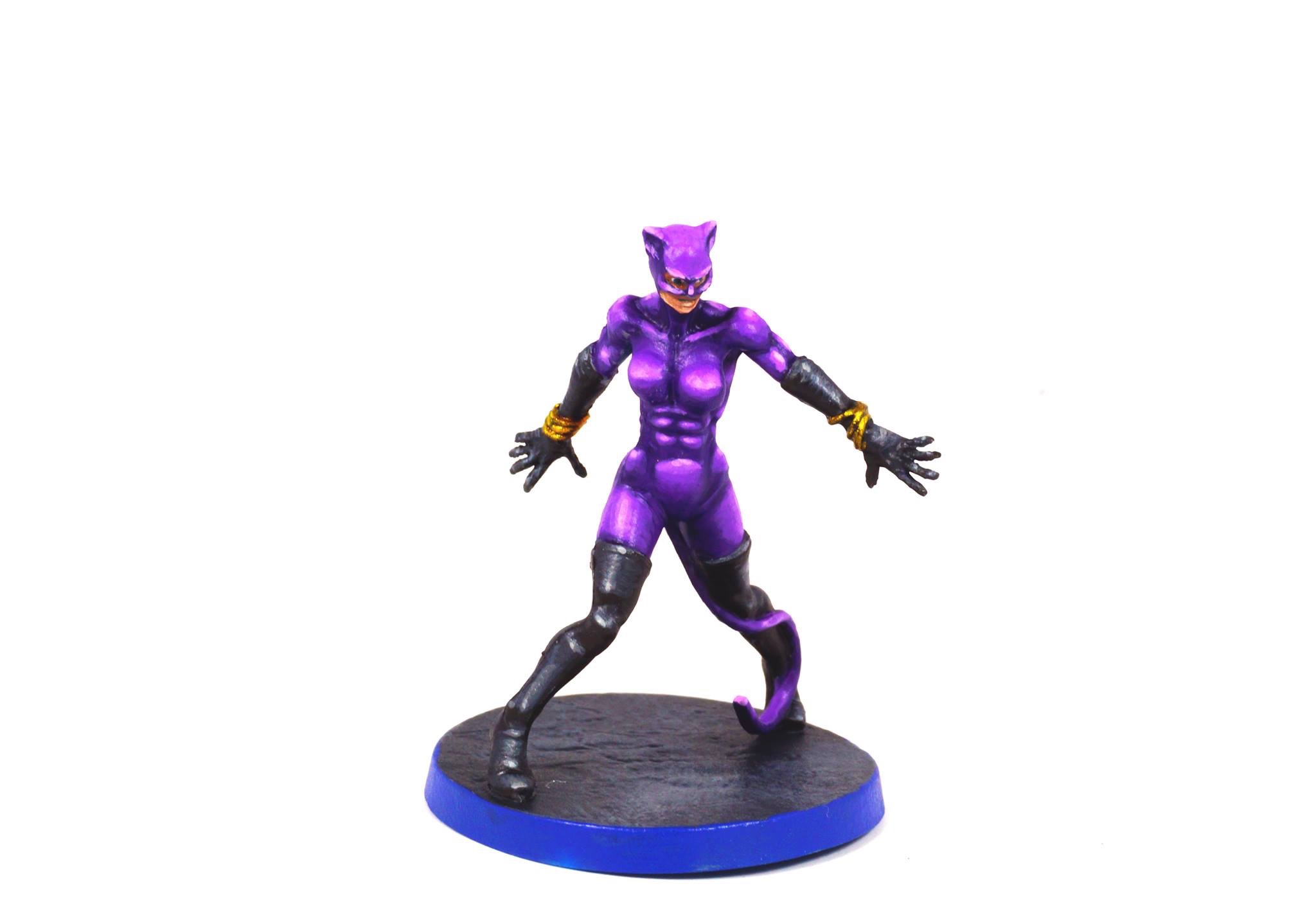Retro Catwoman Painted
